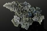 Skeletal Halite Crystals with Tolbachite - Poland #175421-1